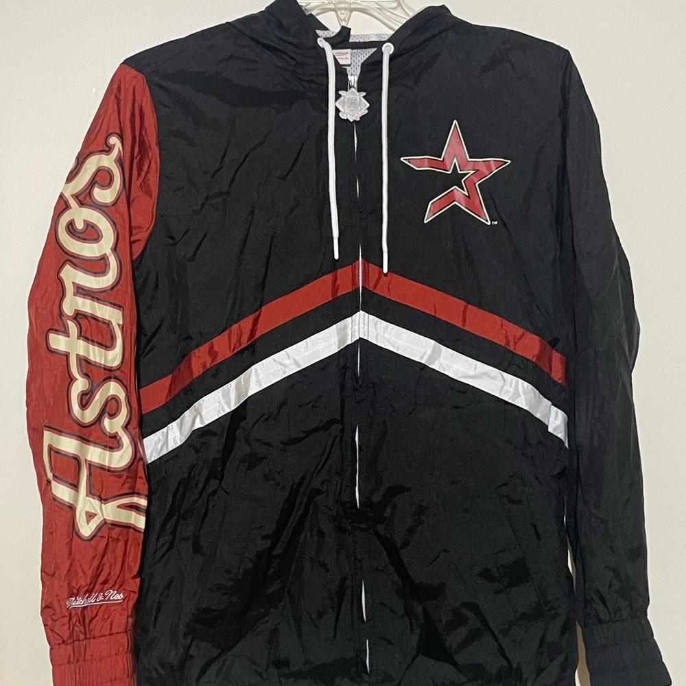 Houston Astros Throwback Full Zipper Windbreaker